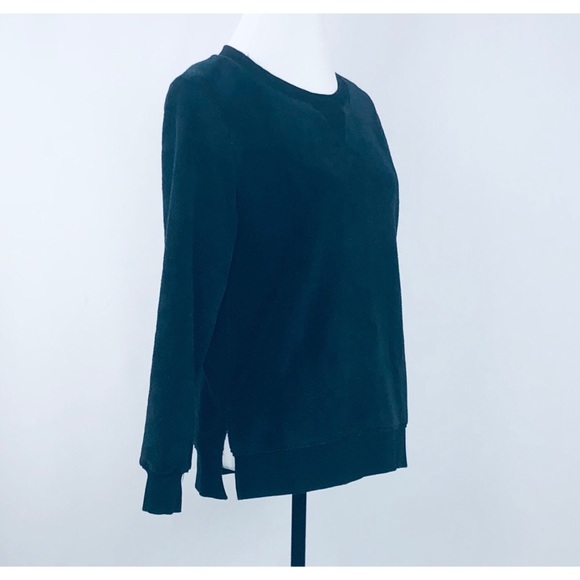 All Black Fuzzy Top - Picture 3 of 5